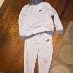 Grey nike sweatsuit new